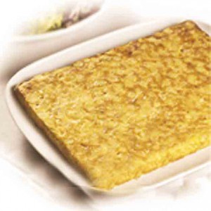 Tortilla rectangular patata c-cebolla 